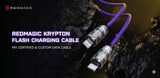 Nubia 6A PD3.1 C to C Fast Charging Data Cable With MFi Certification 150cm Charging and Data Cable Nubia 