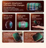 OfeooAi Magnetic Camera Lens Filters for iPhone 17 Pro / 17 Pro Max, CPL, ND, UV and Star4x Lens Filters OfeooAi 