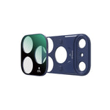 OfeooAi Magnetic Camera Lens Filters for iPhone 17 Pro / 17 Pro Max, CPL, ND, UV and Star4x Lens Filters OfeooAi CPL Lens Iphone 17 Pro Blue
