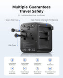 ORICO GaN 20W Universal Global Travel Adapter with 2 USB-C & 1 USB-A Ports Universal Travel Adapter ORICO 