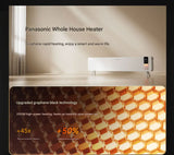 Panasonic DS-A216CCW Graphene Baseboard Heater with Smart Voice Remote Control, Timer, and Night Light Heater Panasonic 