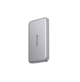 Pinqiu SolidX 5000mAh Magnetic Wireless Qi2 Power Banks Power Bank Pinqui Silver 
