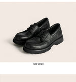 PIPG Men's Premium Hand-Crafted 100% leather Casual Low-Top Deck Shoes Black Casual Shoes PIPG 