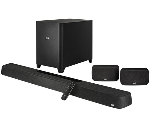 Polk MagniFi Max AX SR Flagship 7.1.2 Dolby Atmos / DTS:X Sound Bar System with STEREO/DIMENSIONAL ARRAY Speakers Polk 
