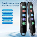 Portable Smart Scanner Pen G508 Large Screen 112 Languages Online Translation Text Scanning Reading Voice Scan Translator Device Translation Pen Furper 