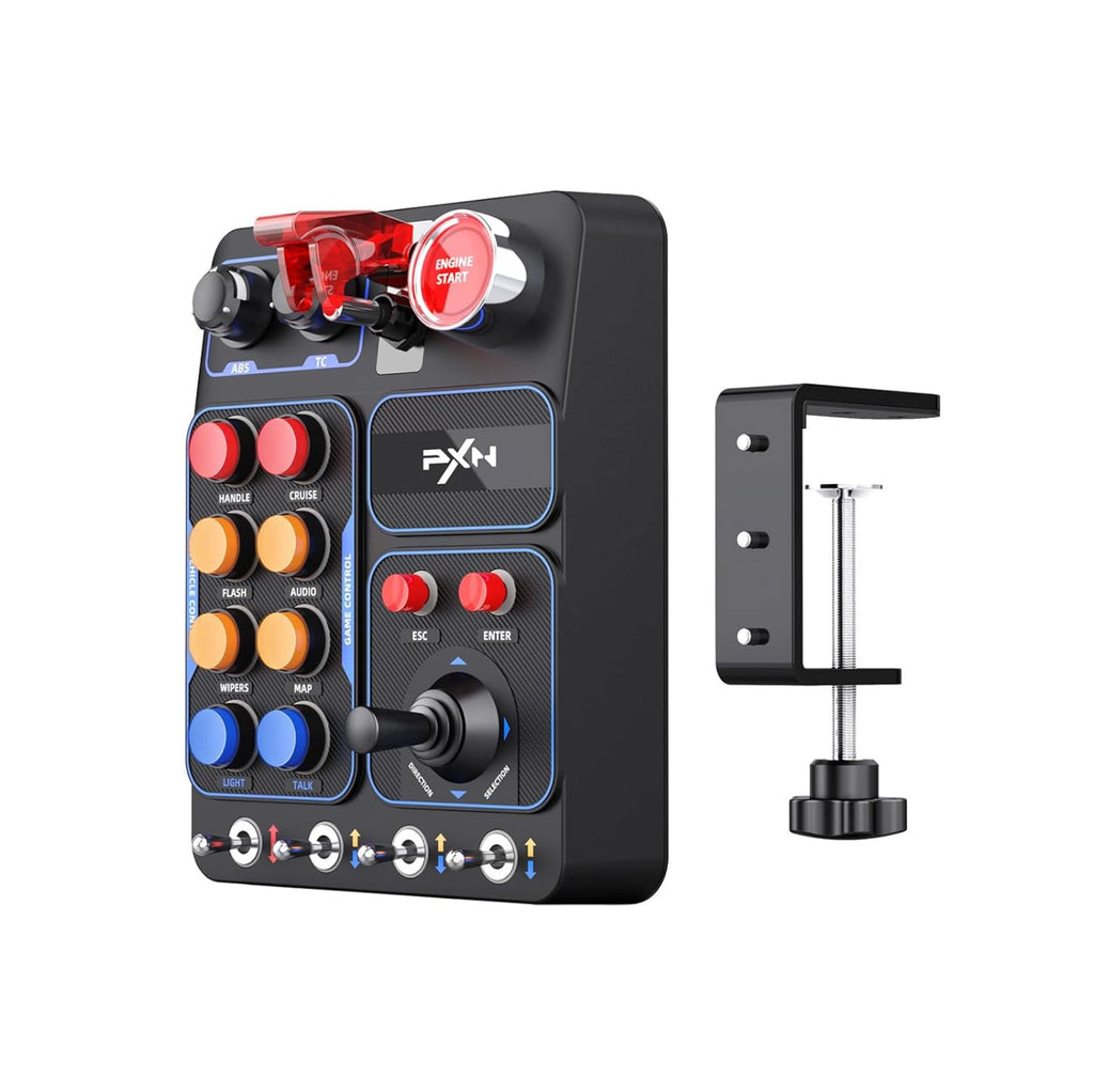 PXN-CB1 Multi-function Racing Button Box 30‑Key Sim Racing/Button Box ...