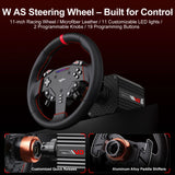 PXN VD6 Direct Drive Racing Wheel and W DS R2 Steering Module with Pedals Bundle for PC Game Racing Steering Wheel Pedal PXN 