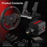 PXN VD6 Direct Drive Racing Wheel and W DS R2 Steering Module with Pedals Bundle for PC Game Racing Steering Wheel Pedal PXN 