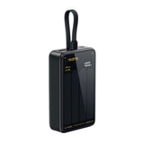 Realme Power Bank 45W 20000mAh Digit Monitor Built-in Braid Cable Power Bank Realme Black 