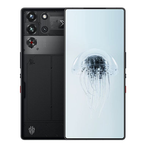 REDMAGIC 10 Pro Smartphone 5G 144Hz Gaming Phone 6.85" FHD+ Under Display Camera 7050mAh Android Phone Snapdragon 8 Elite Gaming Mobile Phone RedMagic Transparent Black 12GB/512GB 