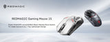 REDMAGIC Bluetooth Gaming Mouse 1S,Tri-Mode Mouse Gaming with 26000 DPI,PC Gaming Mice with RGB Backlit Gaming Mouse RedMagic 