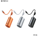 Remax FP-110 Built-in Type-C Cable 10000mAh QC22.5W Fast Charging Power Bank Power Bank Remax 
