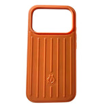 RIMOWA Aluminium iPhone 17 Pro & Pro Max Case Premium Protection With Groove Design. iPhone Cases Rimowa Iphone 17 Pro Orange 