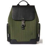 RIMOWA Never Still - Canvas Flap Full-Grain Leather Backpack Backpack Rimowa Olive & Black 
