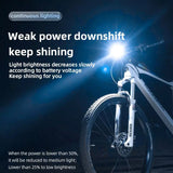 ROCKBROS 400 Lumen Waterproof Bike Front Light USB Aluminum Bicycle Headlight Bicycle Headlight Flashlight Rockbros 