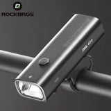 ROCKBROS 400 Lumen Waterproof Bike Front Light USB Aluminum Bicycle Headlight Bicycle Headlight Flashlight Rockbros 