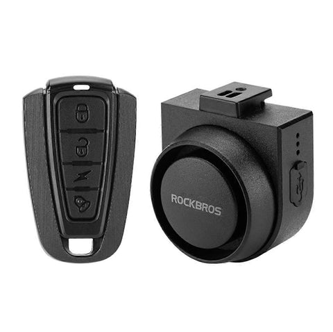 ROCKBROS IPX5 Waterproof Anti-Theft Bicycle Bell With Wireless Remote Control Bicycle Bell Rockbros 