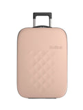 ROLLINK Flex (VEGA II) Collapsible Carry-On Suitcase - 21" - Fully Collapsible, Hardshell, Silent, Coated Wheels for Smooth Gliding, Scratch, Water & Impact Resistant Suitcase ROLLINK Rose Smoke 