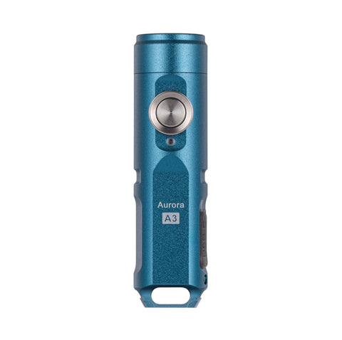 RovyVon Aurora A3 (G4) USB-C Keychain Flashlight 6500K Flashlight/Torch RovyVon Aqua Blue 