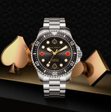 Seagull Ocean Series 100m Waterproof Poker Master Dive Watch 44.5mm Watches Seagull 