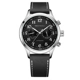 Seagull Watch | Aviation Dual Time Zone Mechanical Watch Watches Seagull Black 