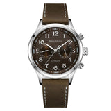 Seagull Watch | Aviation Dual Time Zone Mechanical Watch Watches Seagull Coffee 