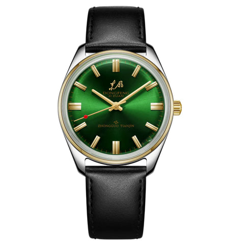 Seagull Watch | Dongfeng Rising Again Reissue Edition Watch 38MM Watches Seagull Beautiful Green Forests 