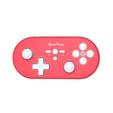 Shanwan Q37 New Mini Gamepad Micro Wireless Game Controller For Switch PS4 PS5 Android iOS PC with Hall Joystick Six-axis Gamepad Controller ShanWan Red 