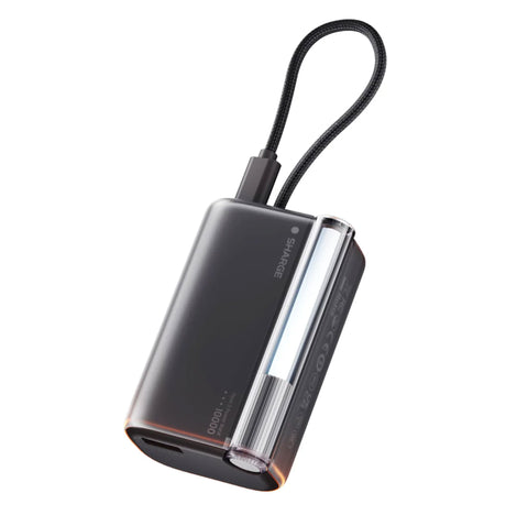 Sharge Flow 3 45W 10,000mAh Power Bank with Integrated Type-C Cable Power Bank SHARGE Black 