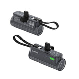 SHARGE Flow Mini 2 | 5000mAh Ultra-Light Portable Power Bank | Dual-Port Fast Charging + Capsule Design Power Bank SHARGE Black 