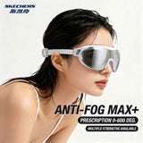 Skechers Anti-Fog Max+ Swimming Goggle, Prescription 0-600 DEG. Swimming Google Skechers 