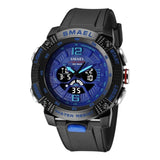 SMAEL 8058 Outdoor Sports Multifunctional Waterproof Electronics Watch Electronic Watch SMAEL Black & Blue 