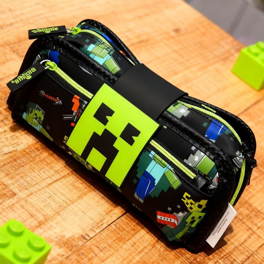 Smiggle Minecraft Design Pencil Case Pencil Pen Case Minecraft
