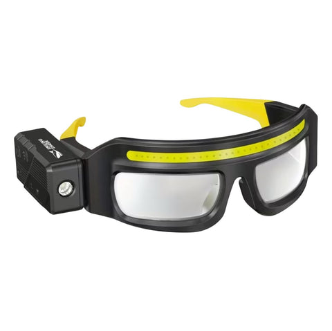 SMILING SHARK TD0243 COB Head Lamp, Rotatable Headlight-Adjustable Lighting Angle, 5 Modes, Type-C Rechargeable, Smart Light with Eyeglass Head Lamp Glasses Smiling Shark 