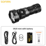 Sofirn SR20MINI 1200 Lumens EDC Flashlight with Red Light Flashlight/Torch Sofirn 