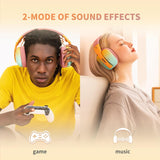 SOMIC G810 Wireless Headset 2.4G Low Latency Headset Bluetooth 5.2 Wireless Headphone with Built-in Mic, 50H Playtime, RGB Light Foldable for Gamer SOMIC G810 Wireless Headset SOMIC 