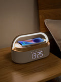 Sunrise 15W Multifunctional LED Lamp with Digital Alarm Clock, Qi Wireless Charger, Speaker, FM Radio, Touch Control LED Lamp Sunrise 
