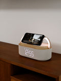 Sunrise 15W Multifunctional LED Lamp with Digital Alarm Clock, Qi Wireless Charger, Speaker, FM Radio, Touch Control LED Lamp Sunrise 