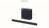 TCL A65K Design Series 3.1.2 Channel Soundbar with Audio by Bang & Olufsen, Dolby Atmos, and Wireless Subwoofer Sound bar TCL 