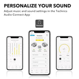 Technics EAH-AZ100-S Reference Class Hi-Fi True Wireless Earbuds with Dolby Atmos and Noise Cancelling Wireless Earphones Technics 