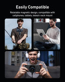 TELESIN Magnetic Phone Cooler Pro for Gaming and Live Streaming Cooling Fan for MagSafe, for iPhone/Android Magnetic Neck Mount Mobile Cooling Fan Telesin 