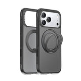 Torras Ostand O3 Air Case for iPhone 17 Series With 360 Magnetic Stand iPhone Cases Torras Iphone 17 Pro Obsidian Black 