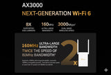 TP-Link AX3000 Dual-Band Gigabit Wi-Fi 6 Wireless Router Wireless Router TP-LINK 
