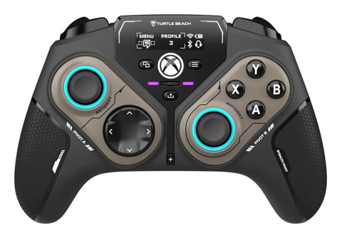 Turtle Beach Stealth Pivot Wireless Smart Game Controller Officially Licensed for Windows PC – Rotating Modules, Display Dashboard, Hall-Effect Sticks, Remappable Buttons, Bluetooth, 20-Hour Battery Wireless Game Controller Turtle Beach 