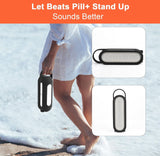 TXEsign Silicone Case For Beats Pill+ Portable Wireless Speaker Travel Carrying Case Silicone Protective Pouch With Handle Stand Up Cover Carrying Case TXEsign 