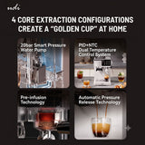 UDI CM5530 Home Small Coffee Maker with Automatic Grinding and Cold Brew Coffee Machine UDI 