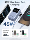 UGREEN 10000mAh 55W Nexode Pro Smart Digital Display Mini Power Bank with Build-in Type-C Cable Power Bank UGREEN 