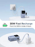 UGREEN 10000mAh 55W Nexode Pro Smart Digital Display Mini Power Bank with Build-in Type-C Cable Power Bank UGREEN 