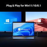 UGREEN Long Range Bluetooth 5.3 Adapter for PC, USB Bluetooth Dongle, Wireless Bluetooth Transmitter Receiver for Bluetooth Mouse Keyboard Headphones Speakers for Win11/10/8.1 (Plug & Play) Bluetooth Adapter UGREEN 