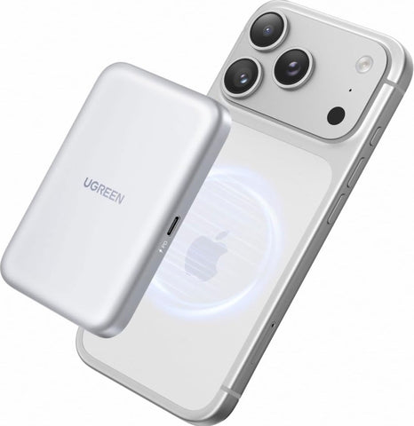 UGREEN Magnetic M.2 NVMe SSD Case with MagSafe for iPhone 16/15 Pro Max External SSD Protection Case, includes PD 100W 10Gbps USB-C to NVMe adapter, supports M and B&M buttons and sizes 2230/2242/2260/2280 SSDs. Portable SSD UGREEN 